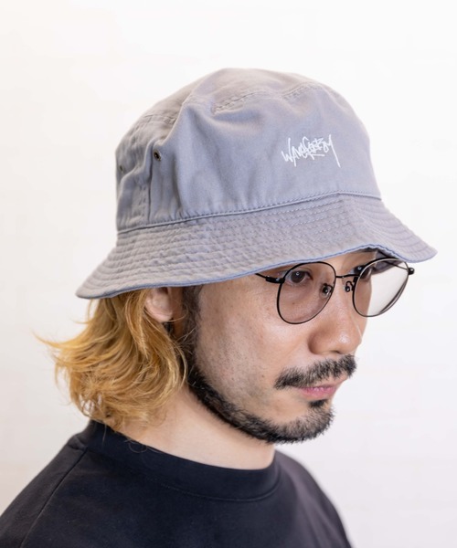 無（ム）の「GRAFFITI BUCKET HAT【グラフィティバケットハット】（ハット・レディース・カーキ/グレー/ベージュ/ブラック/ピンク・FREE）」の12枚目の写真