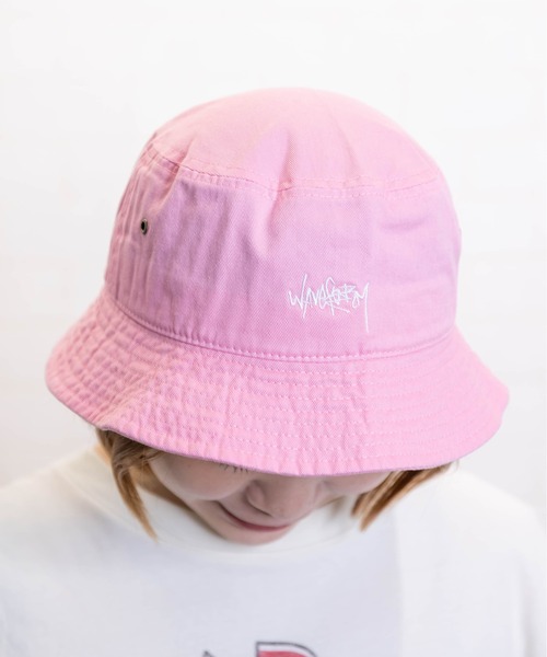 無（ム）の「GRAFFITI BUCKET HAT【グラフィティバケットハット】（ハット・レディース・カーキ/グレー/ベージュ/ブラック/ピンク・FREE）」の19枚目の写真