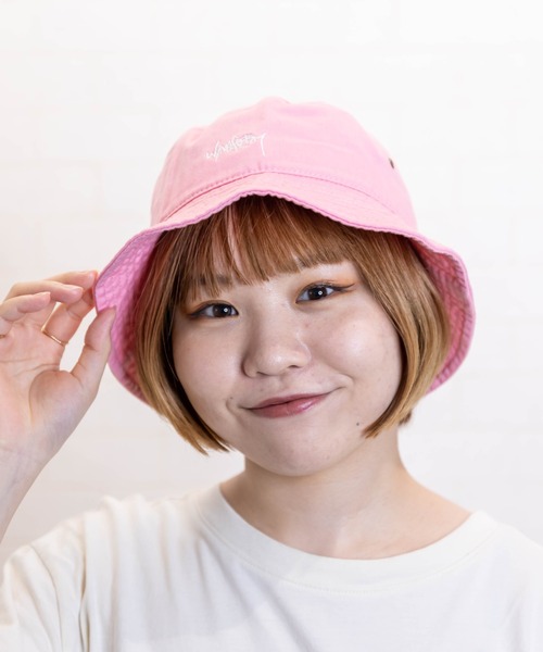 無（ム）の「GRAFFITI BUCKET HAT【グラフィティバケットハット】（ハット・レディース・カーキ/グレー/ベージュ/ブラック/ピンク・FREE）」の20枚目の写真