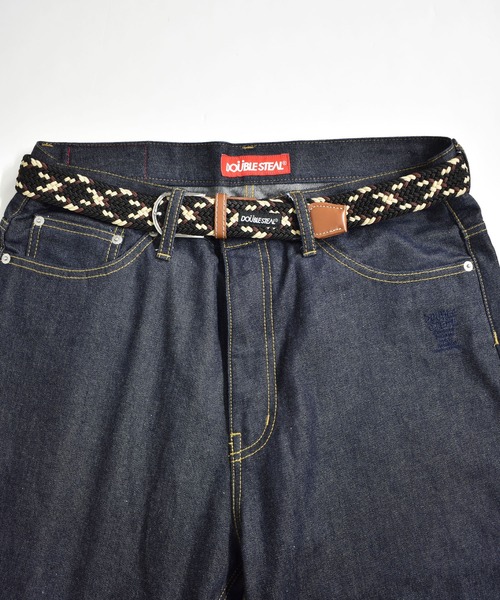 DOUBLE STEAL（ダブルスティール）の「Mesh BELT（ベルト・メンズ・ブラック/グリーン系その他/キャメル/ホワイト系その他・FREE）」の4枚目の写真