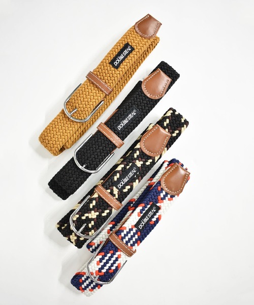 DOUBLE STEAL（ダブルスティール）の「Mesh BELT（ベルト・メンズ・ブラック/グリーン系その他/キャメル/ホワイト系その他・FREE）」の7枚目の写真