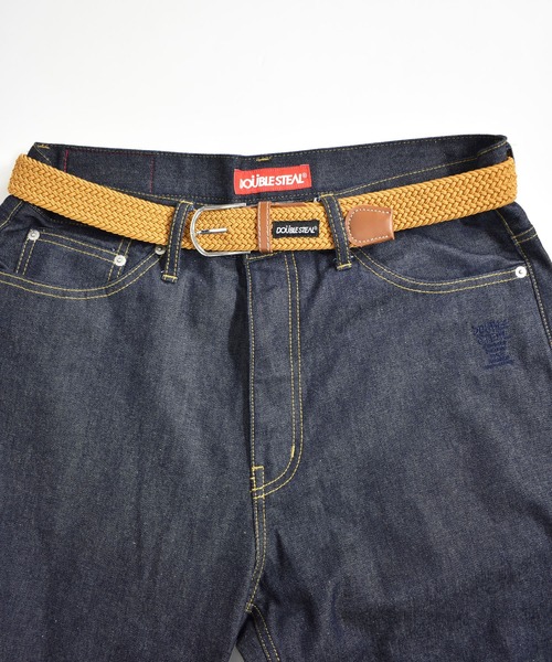DOUBLE STEAL（ダブルスティール）の「Mesh BELT（ベルト・メンズ・ブラック/グリーン系その他/キャメル/ホワイト系その他・FREE）」の8枚目の写真