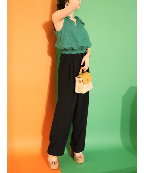 EVRIS（エヴリス）の「コルクスクエアトゥサンダル（サンダル・レディース・ブラック/アイボリー/その他1・SMALL/MEDIUM/LARGE）」の22枚目の写真