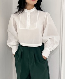 EPIMI E'PIMMY | 裾取り外し2Wayバンドカラーブラウス(シャツ/ブラウス)