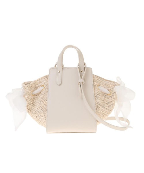 31 Sons de mode（トランテアン　ソン　ドゥ　モード）の「合皮コンビ２ＷＡＹショルダーバッグ（ショルダーバッグ・レディース・ピンク/クリーム/イエロー・FREE）」の6枚目の写真