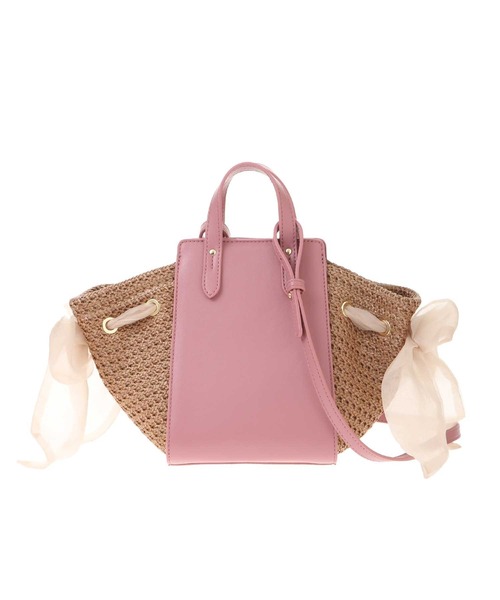 31 Sons de mode（トランテアン　ソン　ドゥ　モード）の「合皮コンビ２ＷＡＹショルダーバッグ（ショルダーバッグ・レディース・ピンク/クリーム/イエロー・FREE）」の17枚目の写真