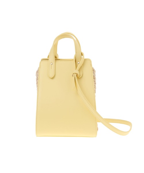 31 Sons de mode（トランテアン　ソン　ドゥ　モード）の「合皮コンビ２ＷＡＹショルダーバッグ（ショルダーバッグ・レディース・ピンク/クリーム/イエロー・FREE）」の9枚目の写真