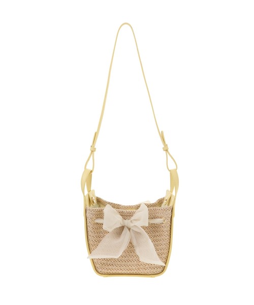 31 Sons de mode（トランテアン　ソン　ドゥ　モード）の「合皮コンビ２ＷＡＹショルダーバッグ（ショルダーバッグ・レディース・ピンク/クリーム/イエロー・FREE）」の14枚目の写真