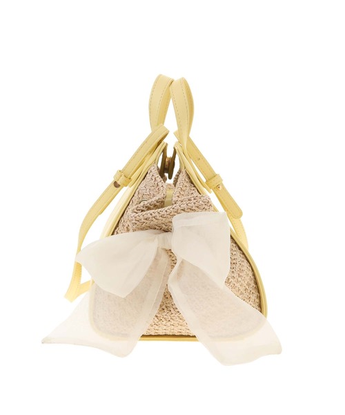 31 Sons de mode（トランテアン　ソン　ドゥ　モード）の「合皮コンビ２ＷＡＹショルダーバッグ（ショルダーバッグ・レディース・ピンク/クリーム/イエロー・FREE）」の5枚目の写真