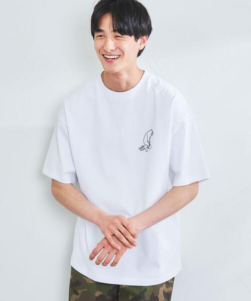 coen（コーエン）の「【WEB限定／ユニセックス】サイクリングコーエンベアプリントTシャツ（Tシャツ/カットソー・メンズ・ホワイト/ライトグレー/ブラック・SMALL/MEDIUM/LARGE/X-LARGE）」の5枚目の写真