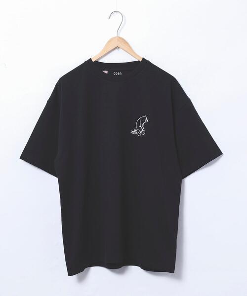 coen（コーエン）の「【WEB限定／ユニセックス】サイクリングコーエンベアプリントTシャツ（Tシャツ/カットソー・メンズ・ホワイト/ライトグレー/ブラック・SMALL/MEDIUM/LARGE/X-LARGE）」の20枚目の写真