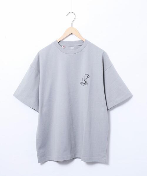 coen（コーエン）の「【WEB限定／ユニセックス】サイクリングコーエンベアプリントTシャツ（Tシャツ/カットソー・メンズ・ホワイト/ライトグレー/ブラック・SMALL/MEDIUM/LARGE/X-LARGE）」の21枚目の写真