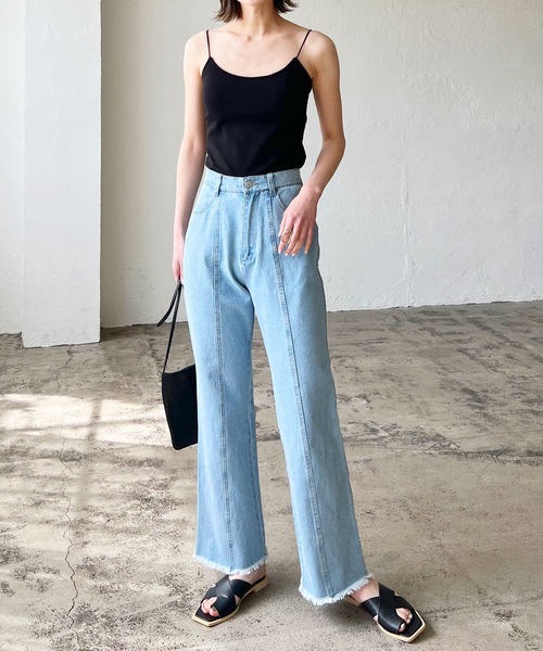 LIAN（リアン）の「バッククロスカップインキャミソール（キャミソール・レディース・オフホワイト/ブラック/ブラウン/グリーン・FREE）」の16枚目の写真