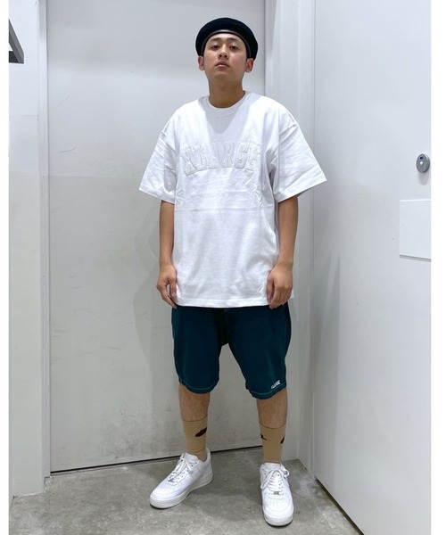 XLARGE（エクストララージ）の「EMBROIDERY COLLEGE LOGO S/S TEE/刺繍　カレッジ　ロゴ　半袖　Tシャツ（Tシャツ/カットソー・メンズ・ホワイト/ネイビー/グリーン/アッシュ・S/M/L/XL）」の18枚目の写真