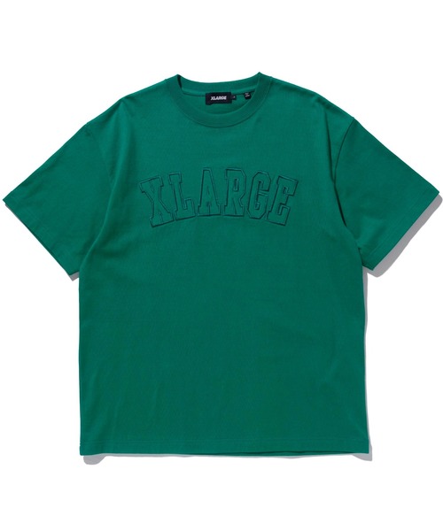 XLARGE（エクストララージ）の「EMBROIDERY COLLEGE LOGO S/S TEE/刺繍　カレッジ　ロゴ　半袖　Tシャツ（Tシャツ/カットソー・メンズ・ホワイト/ネイビー/グリーン/アッシュ・S/M/L/XL）」の15枚目の写真