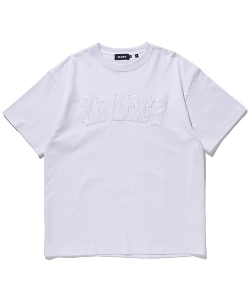XLARGE（エクストララージ）の「EMBROIDERY COLLEGE LOGO S/S TEE/刺繍　カレッジ　ロゴ　半袖　Tシャツ（Tシャツ/カットソー・メンズ・ホワイト/ネイビー/グリーン/アッシュ・S/M/L/XL）」の14枚目の写真