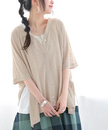 osharewalker | 『シアースラブポンチョカーディガン』(カーディガン/ボレロ)