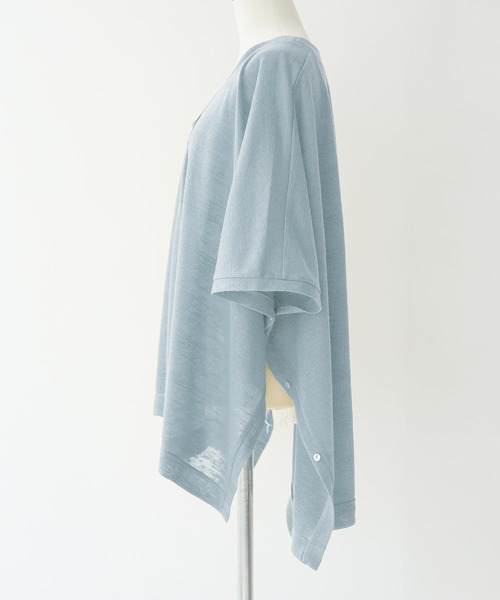 osharewalker(オシャレウォーカー)の「【廃盤】『シアースラブポンチョカーディガン』(カーディガン/ボレロ・レディース・ベージュ/ブラック/イエロー/グリーン/ライトブルー・FREE)」の12枚目の写真