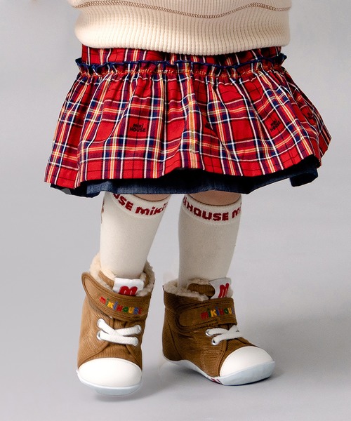 MIKI HOUSE（ミキハウス）の「ミキハウスチェック　リバーシブルスカート（スカート・キッズ・ネイビー/レッド/ベージュ・M(120-130cm)/S(100-110cm)/L(140-150cm)）」の14枚目の写真