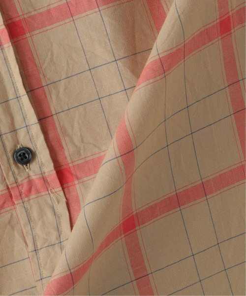 INDIVIDUALIZED SHIRTS(インディビジュアライズドシャツ)の「【INDIVIDUALIZED SHIRTS】 別注 アーカイブチェック半袖シャツ(シャツ/ブラウス・メンズ・ベージュ/ネイビー/ブラウン/イエロー/オレンジ・FREE)」の21枚目の写真