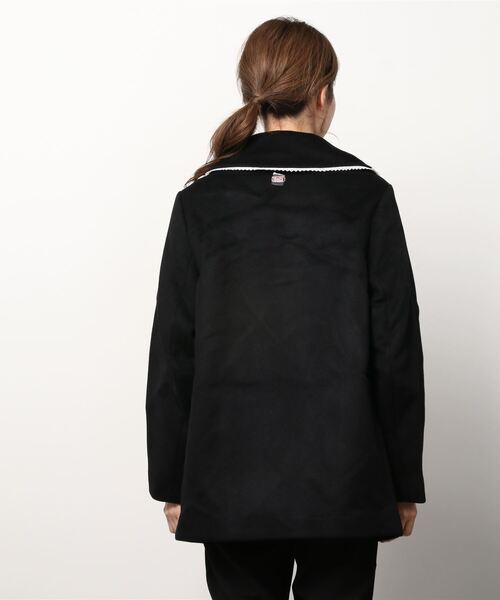 A BATHING APE（アベイシングエイプ）の「BPY BAPY JK JACKETS（チェスターコート・レディース・ブラック・X-SMALL）」の3枚目の写真