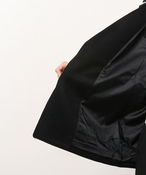 A BATHING APE（アベイシングエイプ）の「BPY BAPY JK JACKETS（チェスターコート・レディース・ブラック・X-SMALL）」の4枚目の写真