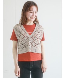 クロシェレースベスト