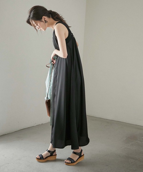 Fashion Letter(ファッションレター)の「日本製ゴムストラップデザインウェッジサンダル 痛くないサンダル(サンダル・レディース・ブラック/ホワイト/ベージュ/ライトグリーン・S/M/L/LL)」の10枚目の写真