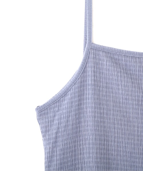 FREE'S MART（フリーズマート）の「◇シャーリングキャミソールワンピース（ワンピース・レディース・ブラック/ホワイト/ブルー・SMALL/MEDIUM）」の11枚目の写真