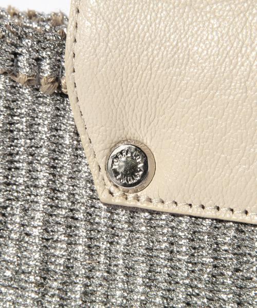 TOFF&LOADSTONE（トフアンドロードストーン）の「TOFF&LOADSTONE / ハイブリッドバスケット スクエア型 "メタリック"（かごバッグ・レディース・シルバー・ONE SIZE）」の12枚目の写真