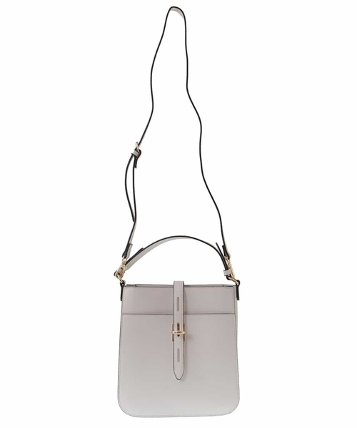 OFUON le MK（オフオンルエムケー）の「フェイクレザーミニトート（トートバッグ・レディース・アイボリー/ライトブラウン・38）」の5枚目の写真