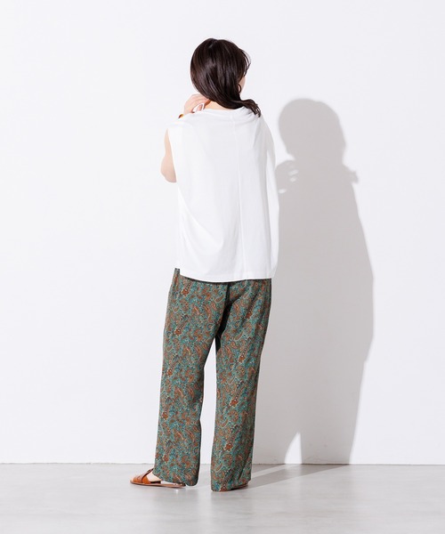 hunch（ハンチ）の「ペイズリー柄ストレートパンツ（その他パンツ