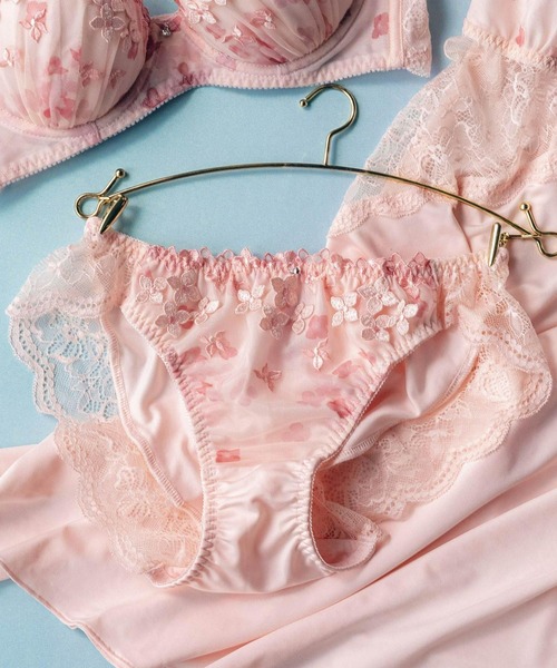 fran de lingerie（フランデランジェリー）の「Hortensia オルタンシア コーディネートショーツ（ショーツ・レディース・サックスブルー/パープル/ピンク・L/M）」の3枚目の写真