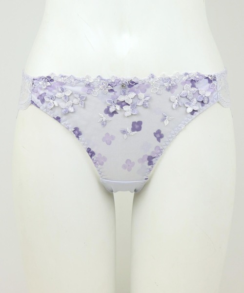 fran de lingerie（フランデランジェリー）の「Hortensia オルタンシア コーディネートショーツ（ショーツ・レディース・サックスブルー/パープル/ピンク・L/M）」の17枚目の写真