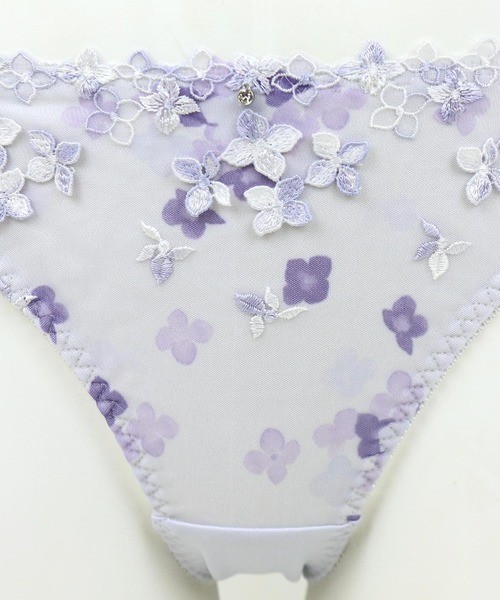 fran de lingerie（フランデランジェリー）の「Hortensia オルタンシア コーディネートショーツ（ショーツ・レディース・サックスブルー/パープル/ピンク・L/M）」の18枚目の写真