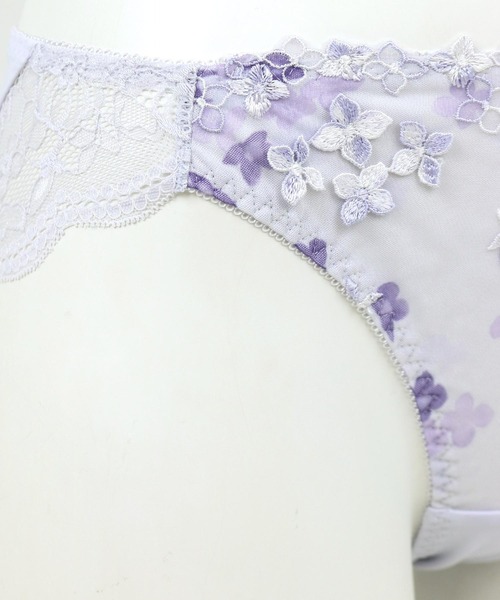 fran de lingerie（フランデランジェリー）の「Hortensia オルタンシア コーディネートショーツ（ショーツ・レディース・サックスブルー/パープル/ピンク・L/M）」の20枚目の写真