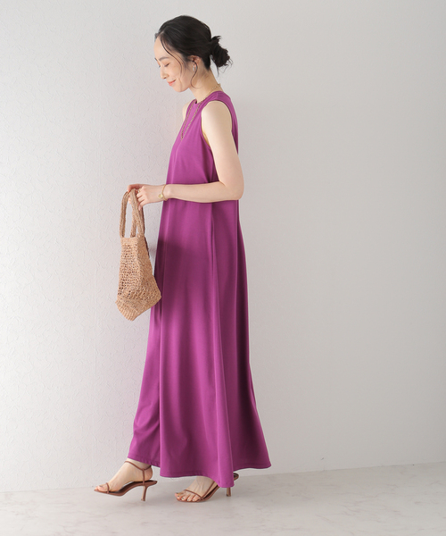 plage（プラージュ）の「jerseyフレアドレス（ワンピース）」 - WEAR