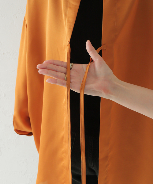 Oriens JOURNAL STANDARD（オリエンス ジャーナルスタンダード）の「GHOSPELL Sigma Flip Shirt（シャツ/ブラウス・レディース・オレンジ・SMALL）」の10枚目の写真