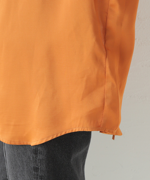 Oriens JOURNAL STANDARD（オリエンス ジャーナルスタンダード）の「GHOSPELL Sigma Flip Shirt（シャツ/ブラウス・レディース・オレンジ・SMALL）」の12枚目の写真