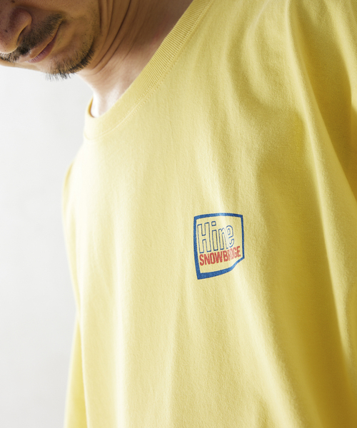 JOURNAL STANDARD relume（ジャーナルスタンダード　レリューム）の「《予約》【HINE SNOWBRIDGE / ハイン スノウブリッジ】別注 プリント Tシャツ 1（Tシャツ/カットソー・メンズ・ホワイト/サックスブルー/イエロー・MEDIUM/LARGE）」の6枚目の写真