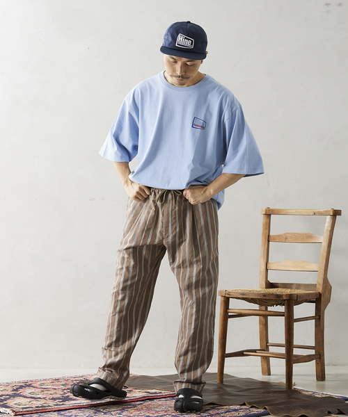 JOURNAL STANDARD relume（ジャーナルスタンダード　レリューム）の「《予約》【HINE SNOWBRIDGE / ハイン スノウブリッジ】別注 プリント Tシャツ 1（Tシャツ/カットソー・メンズ・ホワイト/サックスブルー/イエロー・MEDIUM/LARGE）」の8枚目の写真