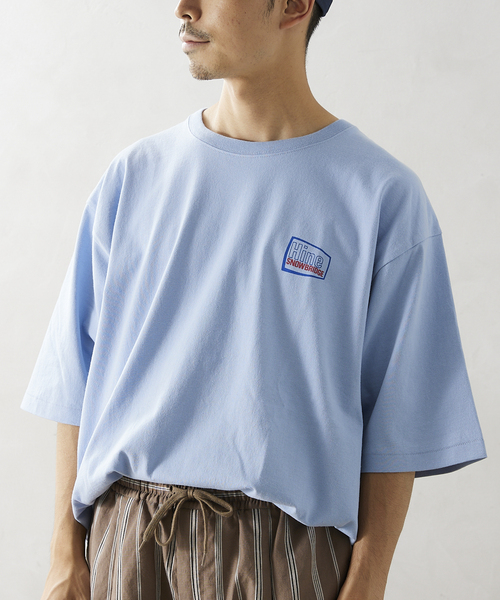 JOURNAL STANDARD relume（ジャーナルスタンダード　レリューム）の「《予約》【HINE SNOWBRIDGE / ハイン スノウブリッジ】別注 プリント Tシャツ 1（Tシャツ/カットソー・メンズ・ホワイト/サックスブルー/イエロー・MEDIUM/LARGE）」の10枚目の写真