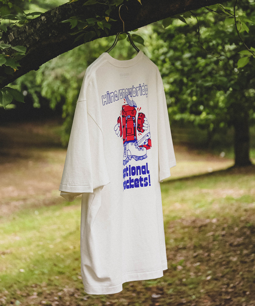 JOURNAL STANDARD relume（ジャーナルスタンダード　レリューム）の「《予約》【HINE SNOWBRIDGE / ハイン スノウブリッジ】別注 プリント Tシャツ 1（Tシャツ/カットソー・メンズ・ホワイト/サックスブルー/イエロー・MEDIUM/LARGE）」の13枚目の写真
