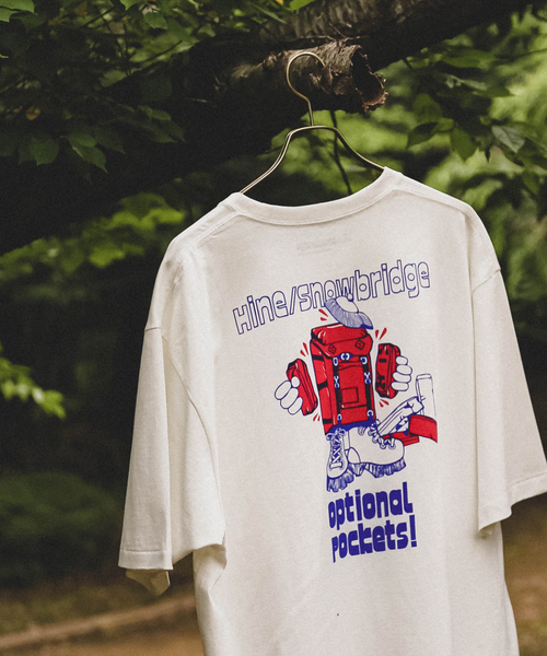 JOURNAL STANDARD relume（ジャーナルスタンダード　レリューム）の「《予約》【HINE SNOWBRIDGE / ハイン スノウブリッジ】別注 プリント Tシャツ 1（Tシャツ/カットソー・メンズ・ホワイト/サックスブルー/イエロー・MEDIUM/LARGE）」の14枚目の写真