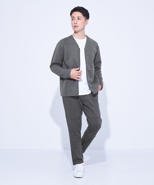 green label relaxing（グリーンレーベルリラクシング）の「【WEB限定】JUST fit ポンチ スウェットパンツ（スウェットパンツ・メンズ・ダークグレー/ブラック/オリーブ・S/M/L/XL）」の11枚目の写真