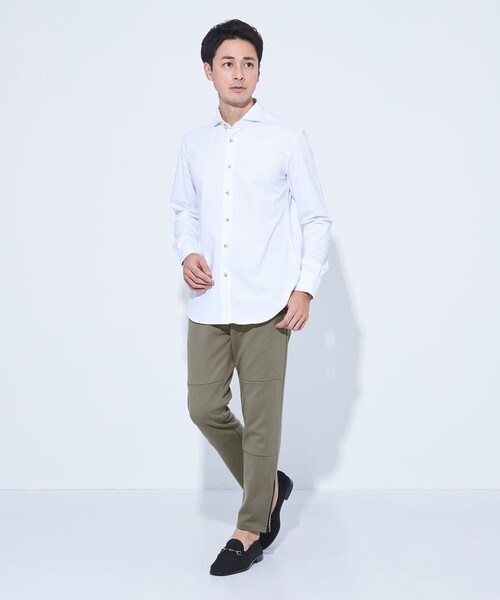 green label relaxing（グリーンレーベルリラクシング）の「【WEB限定】JUST fit ポンチ スウェットパンツ（スウェットパンツ・メンズ・ダークグレー/ブラック/オリーブ・S/M/L/XL）」の15枚目の写真