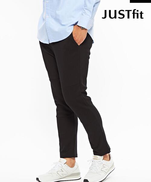 green label relaxing（グリーンレーベルリラクシング）の「【WEB限定】JUST fit ポンチ スウェットパンツ（スウェットパンツ・メンズ・ダークグレー/ブラック/オリーブ・S/M/L/XL）」の4枚目の写真