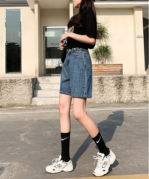 LOPASS(ロパス)の「デニムパンツ(デニムパンツ・レディース・ライトブルー/ブルー・S/M)」の12枚目の写真