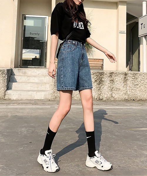 LOPASS(ロパス)の「デニムパンツ(デニムパンツ・レディース・ライトブルー/ブルー・S/M)」の9枚目の写真