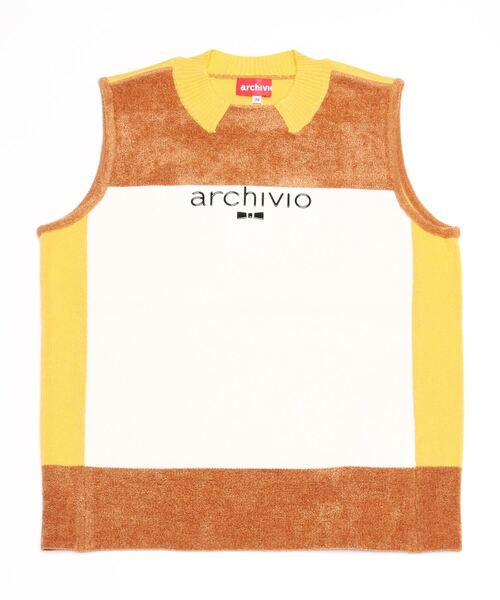 archivio（アルチビオ）の「<LADIES>アルチビオゴルフウェア ベストレディース（ベスト・レディース・ピンク/イエロー/オレンジ/ブラウン・S/M）」の12枚目の写真